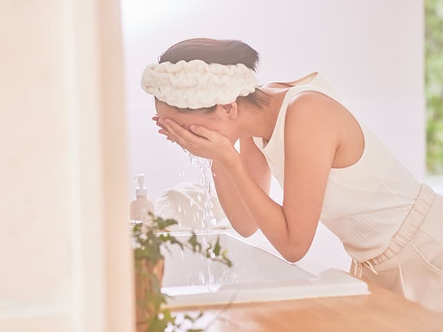 もこもこ泡で洗髪