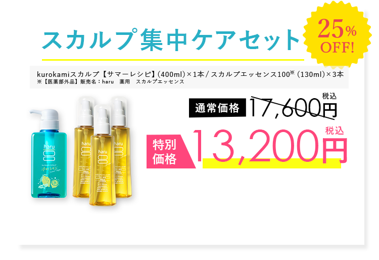 スカルプ集中ケアセット